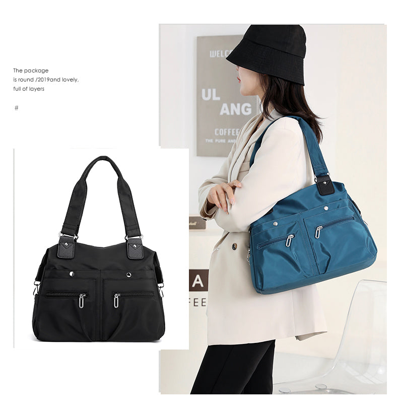 Large capacity Shoulder & HandBag bag (Blue)