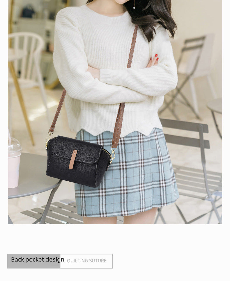 Single Shoulder Light Women's Bag (Black)