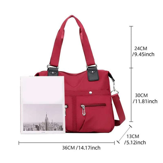 Large capacity Shoulder & HandBag bag (Red)