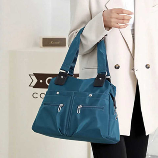 Large capacity Shoulder & HandBag bag (Blue)
