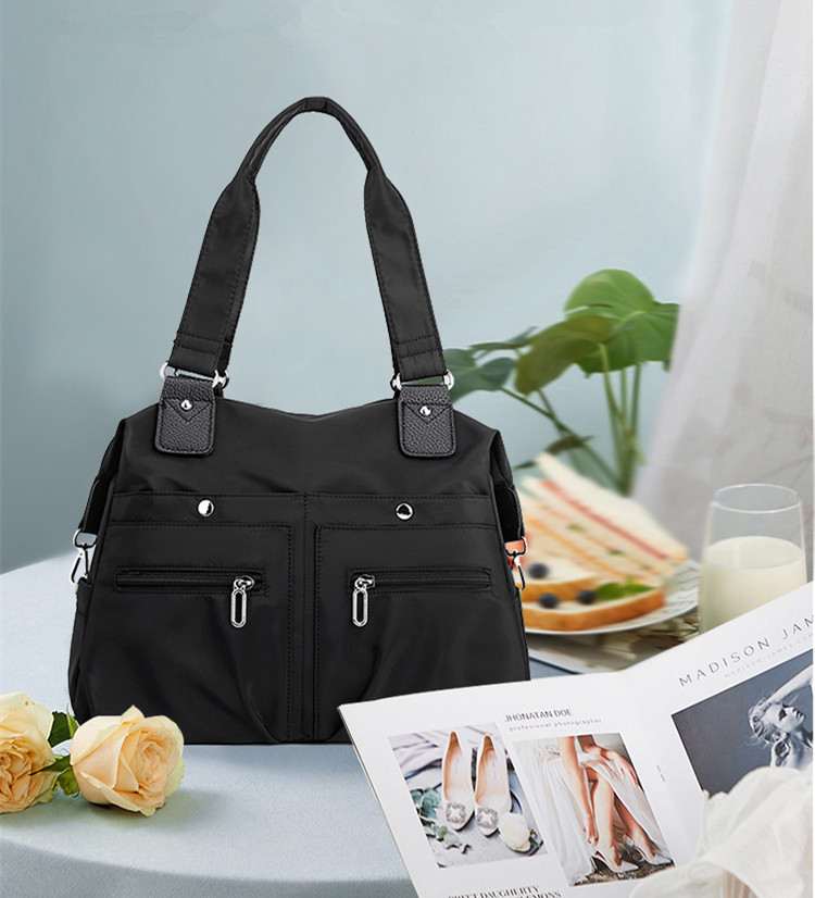 Large capacity Shoulder & HandBag bag (Black)