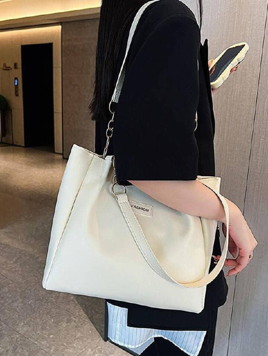 Women PU Leather Handbags(White)