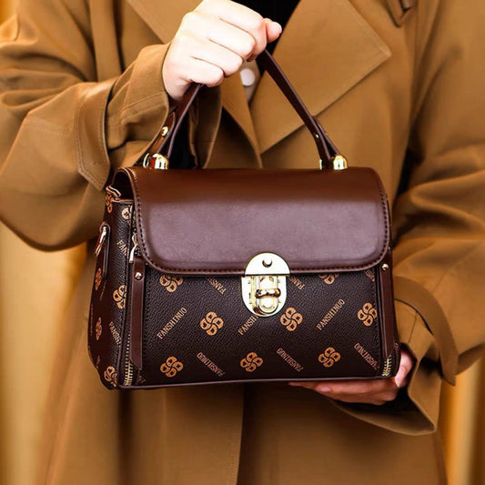 Trendy Stylish Leather Multi-Function Crossbody Hand & Shoulder Bag