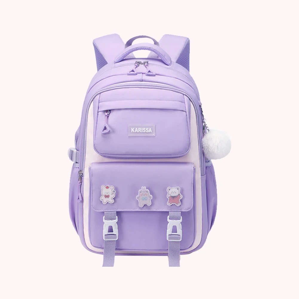 Kids Backpack Children School Bags Waterproof School Book Bag (purple)