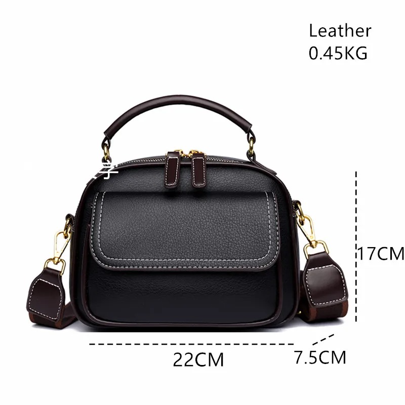 Women Handbag soft small Shoulder bag (Apricot