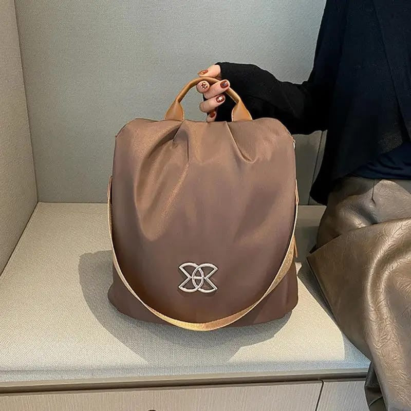 Women Large Capacity Outdoor Tote Bag (coffee)