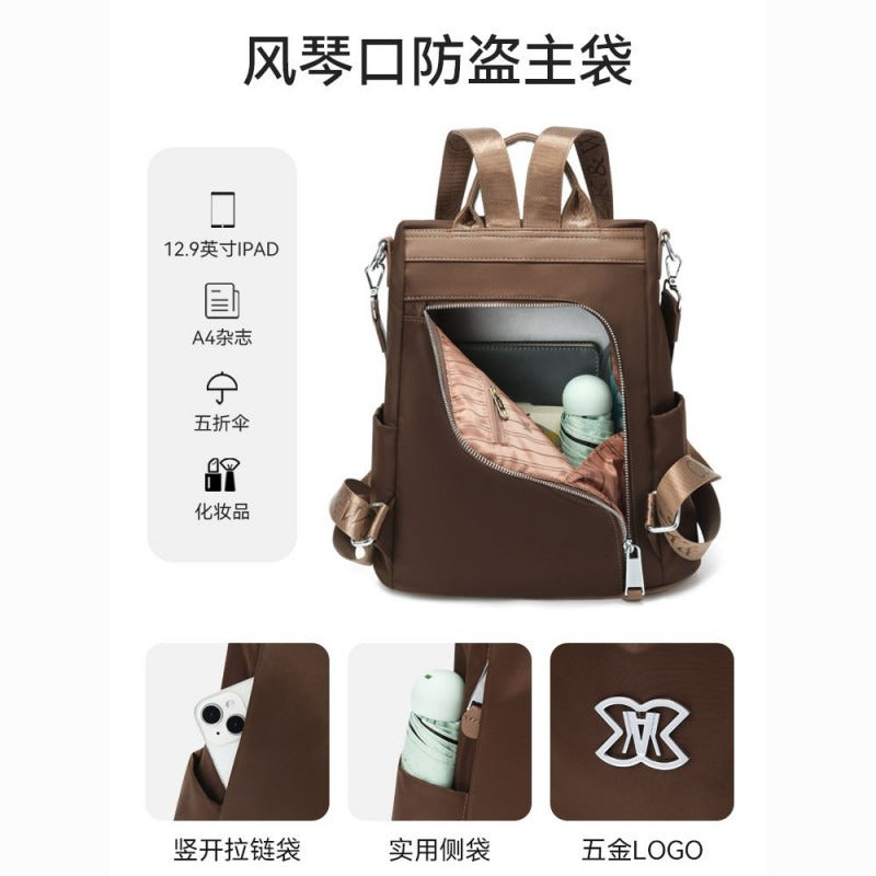 Women Large Capacity Outdoor Tote Bag (coffee)