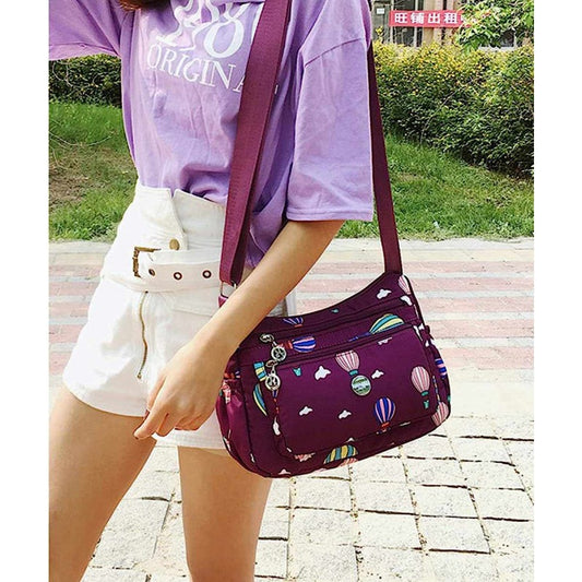 Korean crossbody shoulder bag (purple)