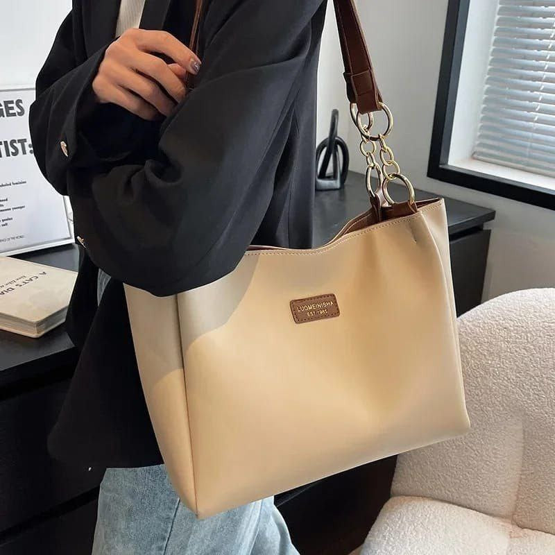 Women PU Leather Handbags (Black)