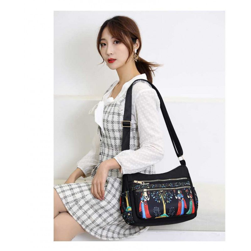 Korean crossbody shoulder bag (blue)