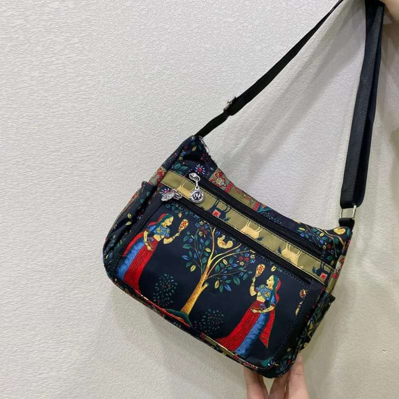 Korean crossbody shoulder bag (blue)