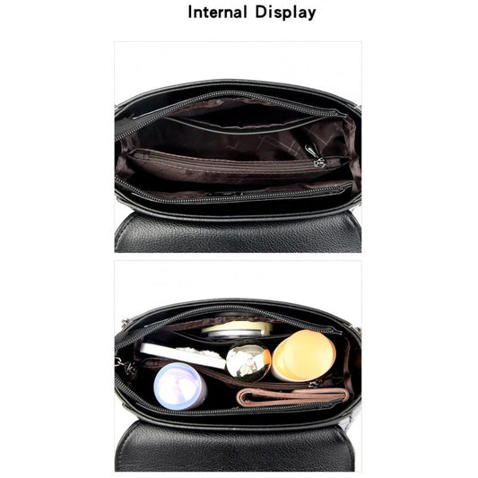 High Quality pu Leather Kangaroo Handbag(Merun)