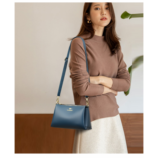 Woman Shoulder and Handbags (Blue)
