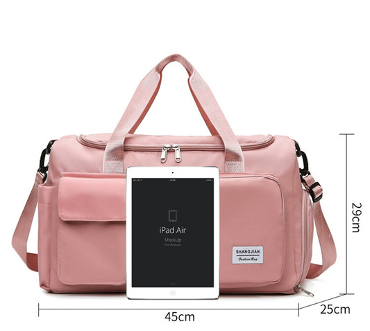 Fashionable Large Capacity Travel Bag (Pink)