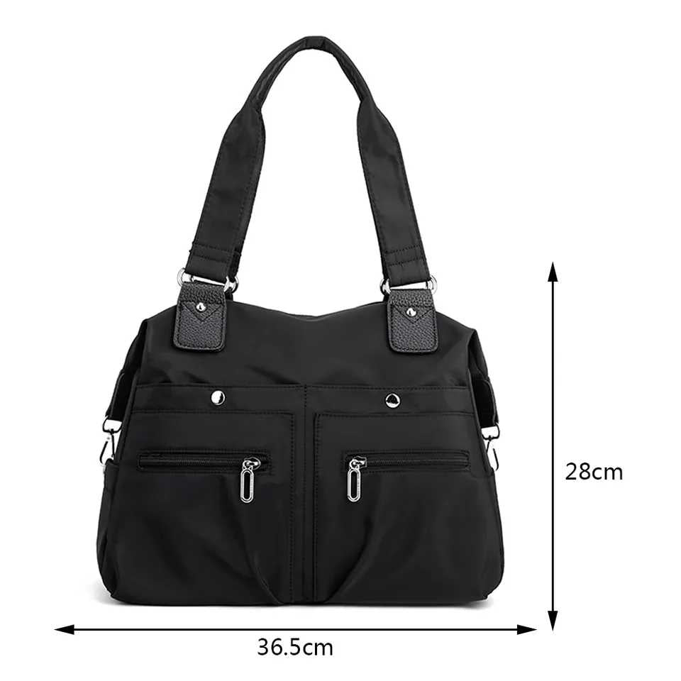 Large capacity Shoulder & HandBag bag (Black)