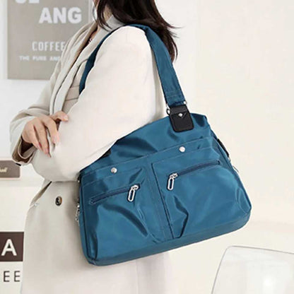 Large capacity Shoulder & HandBag bag (Blue)