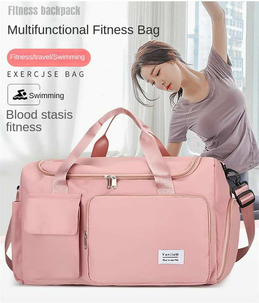 Fashionable Large Capacity Travel Bag (Pink)