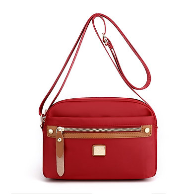 Lightweight Portable Shoulder Bag (maroon )