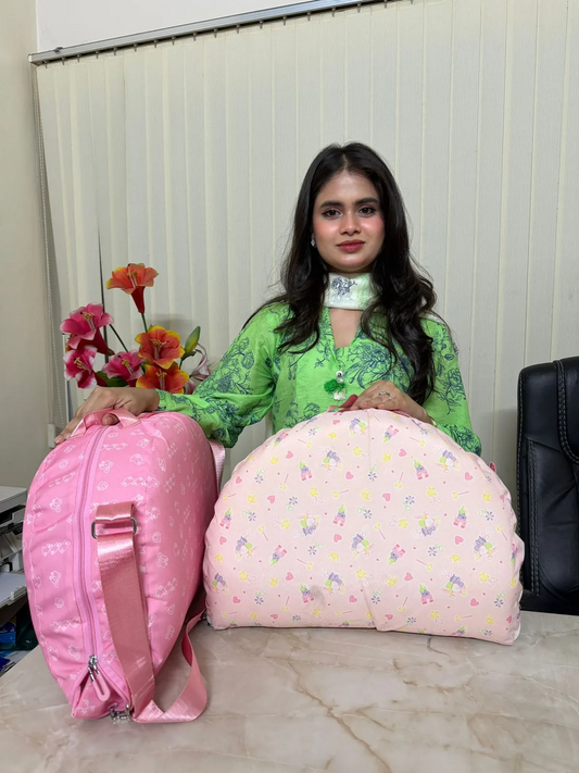 Baby Nest & Carry Bag (Deep pink)