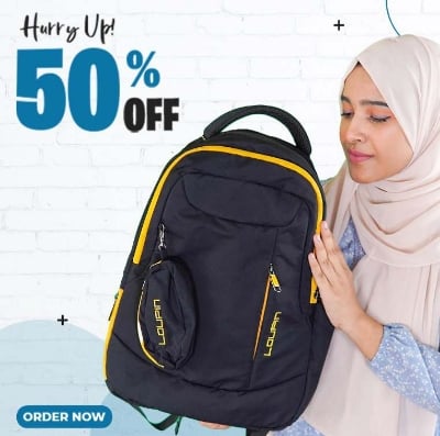 Loupin BackPack for Men Women Laptop bag Collage bag Office bag Travel Backpack