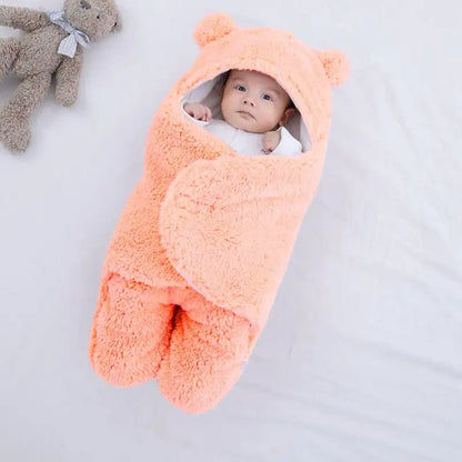 2 PiecesComb- Newborn Soft Baby Blanket (Merun+Golden Pink)