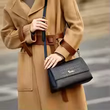 Women's Crossbody & Handbag bag (Black)