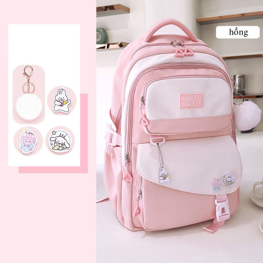 Waterproof Children Premium School Bag (Pink)