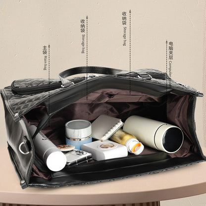 Office - Travel Tote Bag with Purse bag+Lunch Compartment Laptop Bag