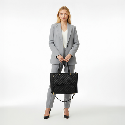 Office - Travel Tote Bag with Purse bag+Lunch Compartment Laptop Bag