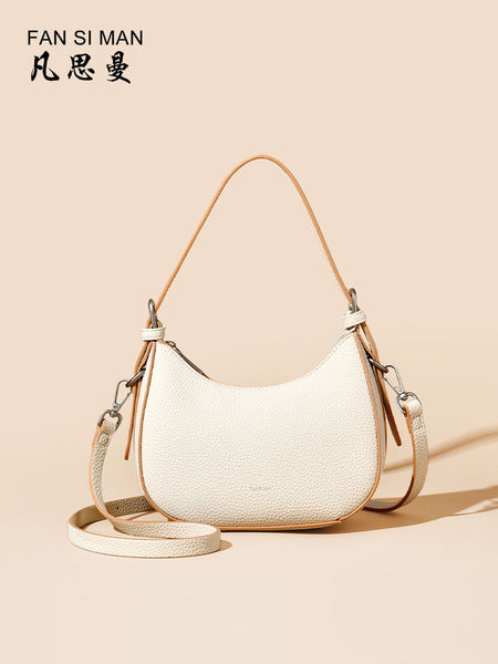 Trendy tote new style Women’s shoulder Bag (Cream)