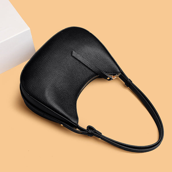 Trendy tote new style Women’s shoulder Bag (Black)