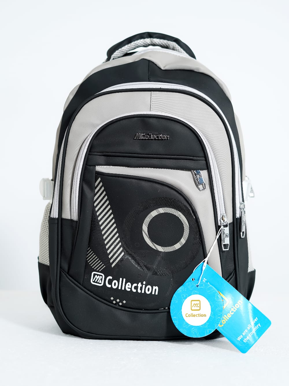 Collection Brand Waterproof School Bag  (Black)