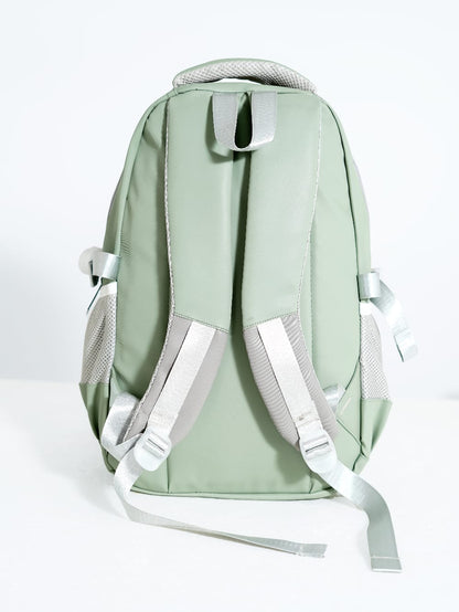 Collection Brand Waterproof School Bag (Sage Green)