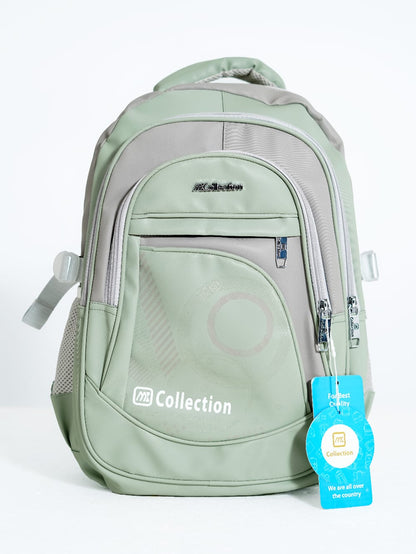 Collection Brand Waterproof School Bag (Sage Green)
