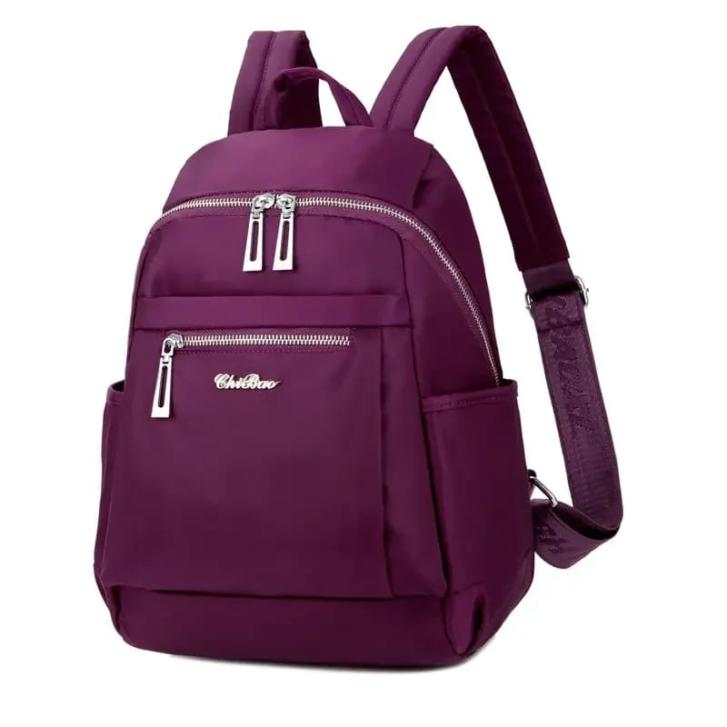 Durable Waterproof Nylon Backpack (purple)
