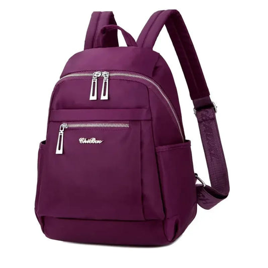 Durable Waterproof Nylon Backpack (purple)