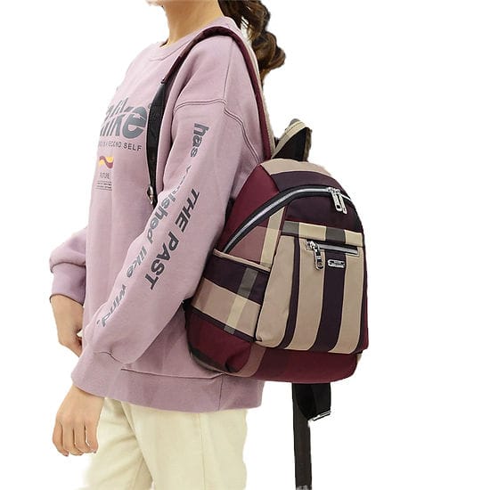 Durable Waterproof Nylon Backpack (Black)