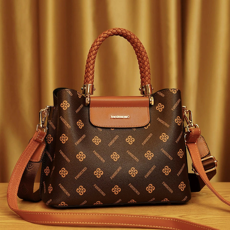 Top Selling Elegant Fanshinuo Leather Crossbody & Shoulder Bag