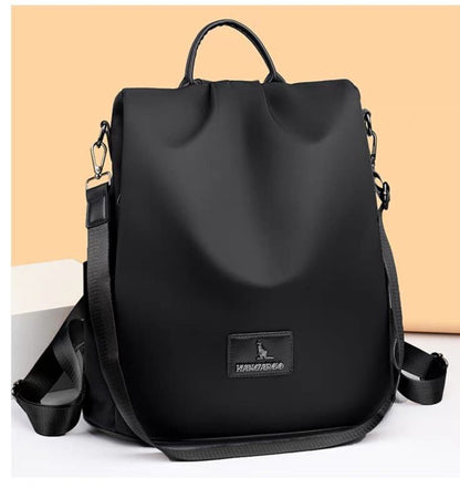 Texture Oxford Cloth Women’s Backpack (Black)