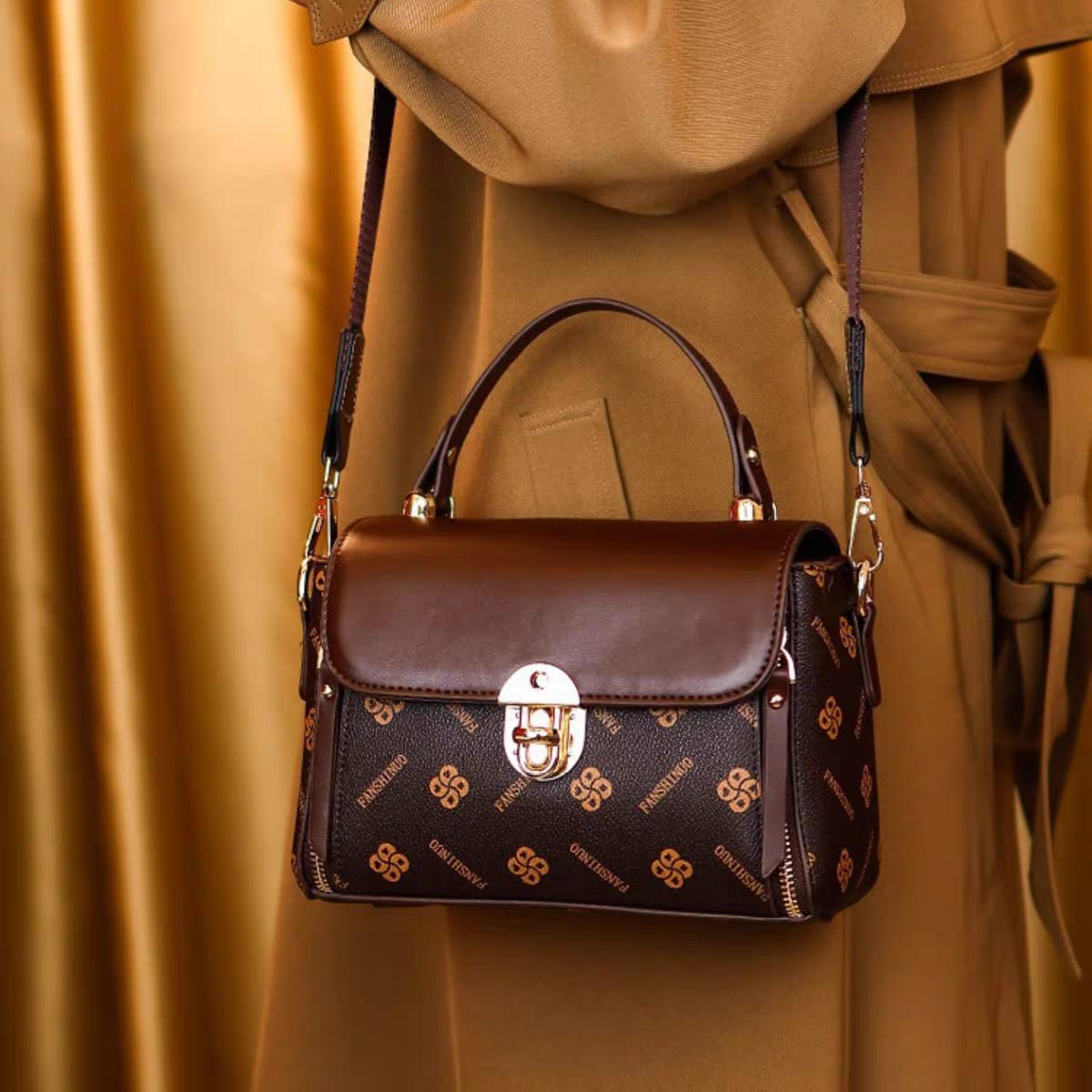 Stylish Letter Multi-Function Crossbody Shoulder Bag