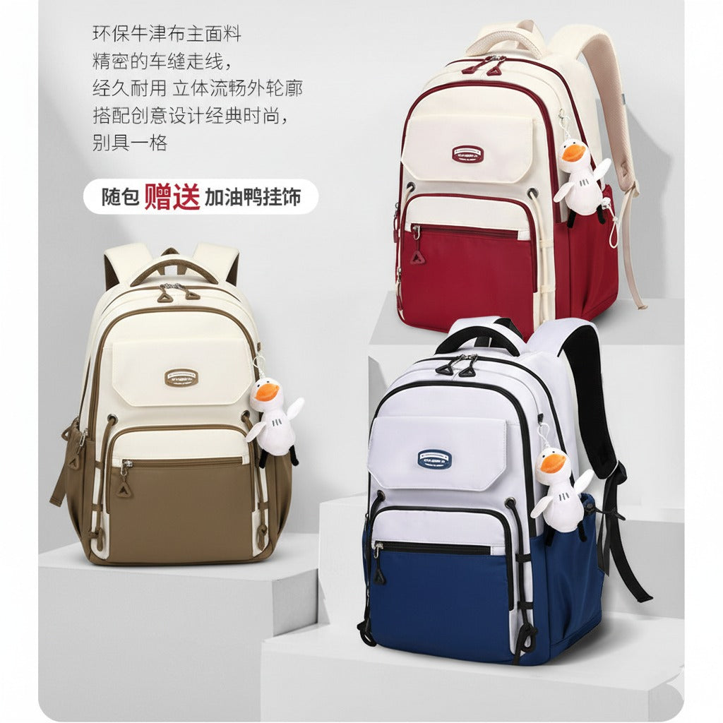 Waterproof with stain-resistant school backpacks (Merun)