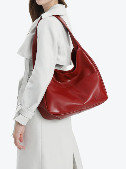 New Style Large-Capacity Retro Shoulder Bag Casual (RED)