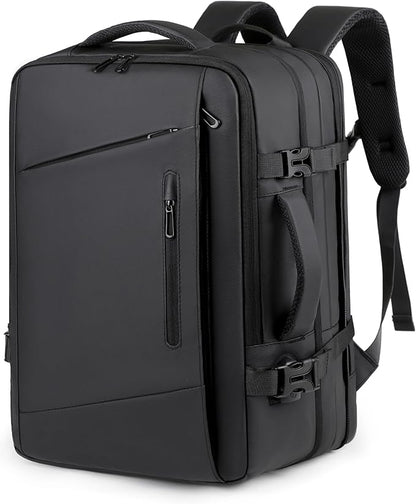 Premium Travel Laptop Backpack 15.6" – Large Capacity Business Office Bag (Black)