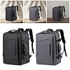 Premium Travel Laptop Backpack 15.6" – Large Capacity Business Office Bag (Black)