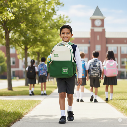 Cute Large School Backpack (Green)