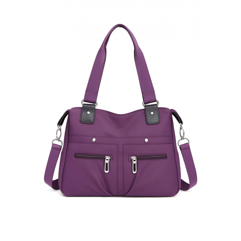 Large capacity Shoulder & HandBag bag (Purple)