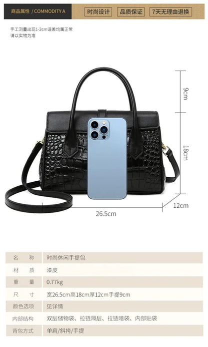Newest High Quality Luxury  Women's Handbag (Black)