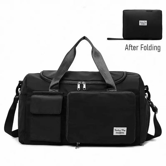 Fashionable Large Capacity Travel Bag (Black)