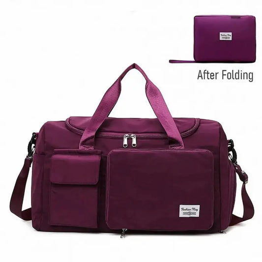 Fashionable Large Capacity Travel Bag (purple)