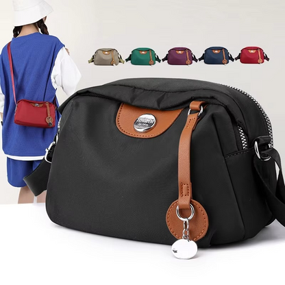 Gelory Casual Travel Waterproof Messenger Bag Trendy(Grey)